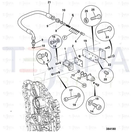 JCB Part No.# 10/907341, O RING - JCB Spare Parts