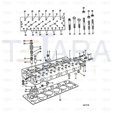 JCB Part No.# 02/100121, BOLT - JCB Spare Parts
