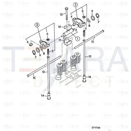 JCB Part No.# 02/910634, TAPPET - JCB Spare Parts