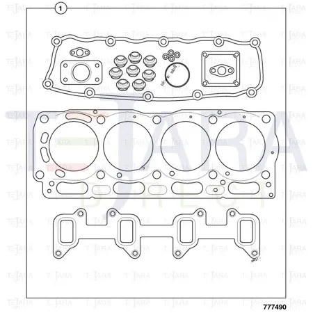 JCB Part No.# 02/203156, KIT GASKET - JCB Spare Parts
