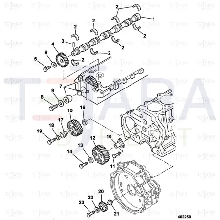 JCB Part No.# 02/801226, Bolt thrust collar - JCB Spare Parts