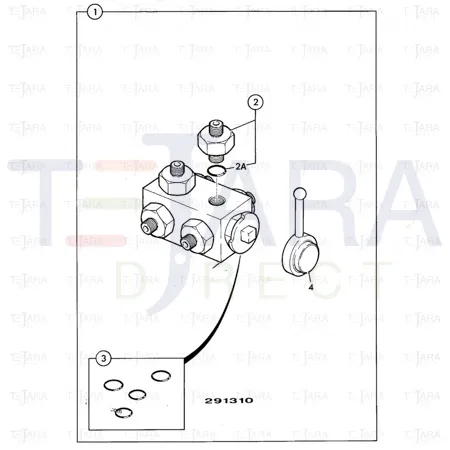 JCB Part No.# 25/206801, HANDLE - JCB Spare Parts