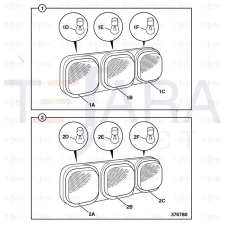 JCB Part No.# 700/50069, LIGHT - JCB Spare Parts