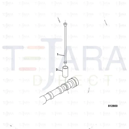 JCB Part No.# 02/950096, Tappet - JCB Spare Parts