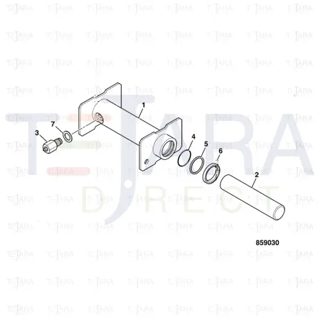 JCB Part No.# 903/21173, PTFE ANTI EXTRUSION RING - JCB Spare Parts