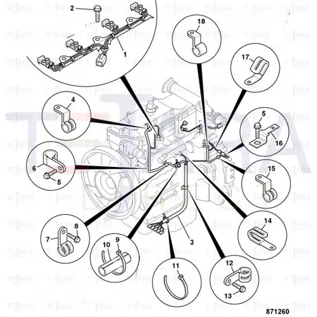 JCB Part No.# 721/12347, Harness - JCB Spare Parts