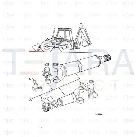 JCB Part No.# 550/42394, Kit Spider UNQIN - JCB Spare Parts