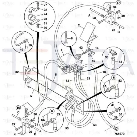 JCB Part No.# 32/925847, Accumulator - JCB Spare Parts