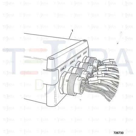 JCB Part No.# 728/80066, (W) (P) Manbox ECU (LK1) - JCB Spare Parts