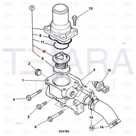 JCB Part No.# 02/203144, O RING - JCB Spare Parts
