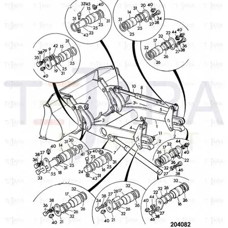 JCB Part No.# 265/02782, PLATE KEEP - JCB Spare Parts