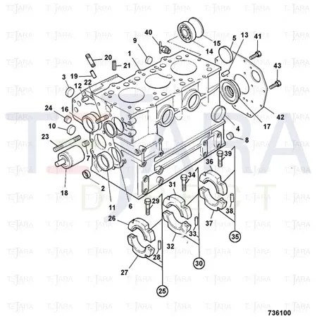 JCB Part No.# 02/634206, PLUG - JCB Spare Parts
