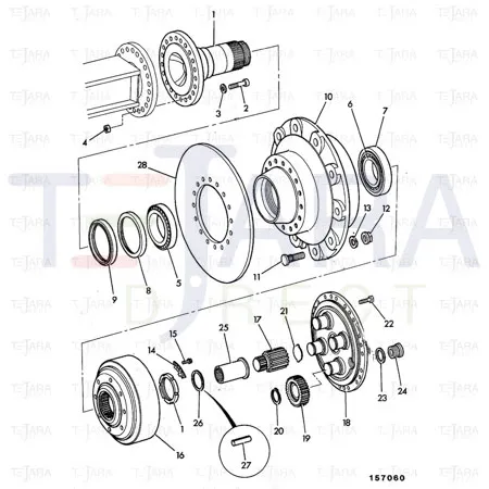 JCB Part No.# 10/904322, NUT - JCB Spare Parts