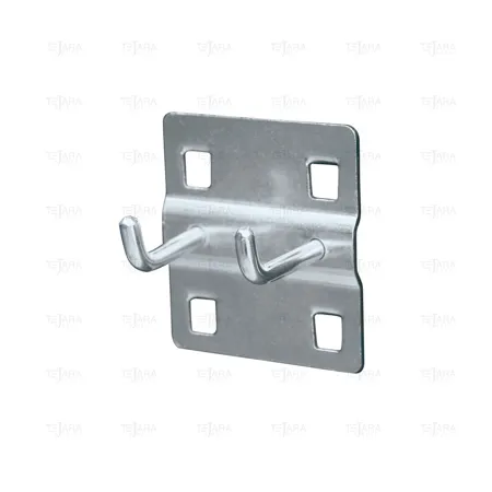 SHORT HOOK 2 PCS. FOR PANEL 50136 & 50137 - Overall: 60 x 35 x 58 mm - EGA Master