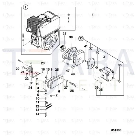 JCB Part No.# 4100/18250, CLUTCH - JCB Spare Parts
