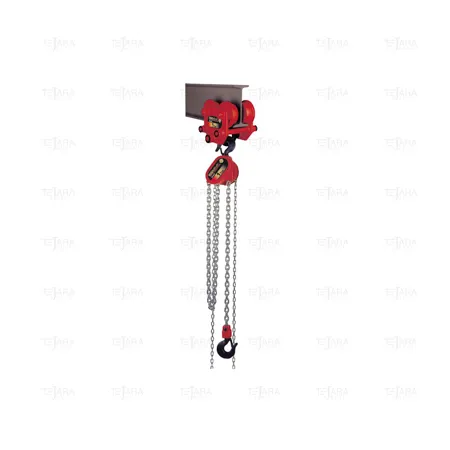 HAND CHAIN HOIST PUSH TROLLEY 500 KGS. 3 METERS LIFTING HEIGHT - EGA Master