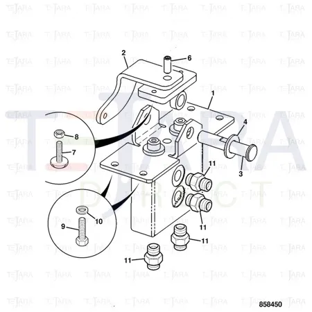 JCB Part No.# 1420/0010D, WASHER M14 - JCB Spare Parts
