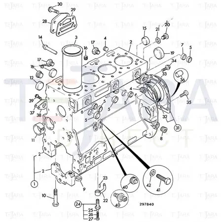 JCB Part No.# 02/201141, LINER-PRESS FIT - JCB Spare Parts