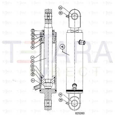 JCB Part No.# 550/41134, GREASE NIPPLE G1/8A - JCB Spare Parts