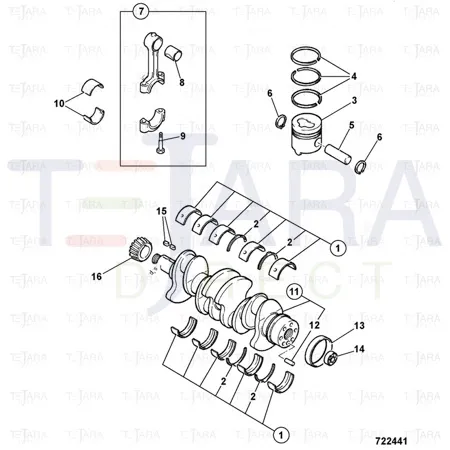 JCB Part No.# 02/800306, BUSH SMALL END - JCB Spare Parts