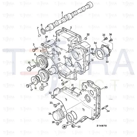 JCB Part No.# 02/192064, WASHER THRUST - JCB Spare Parts