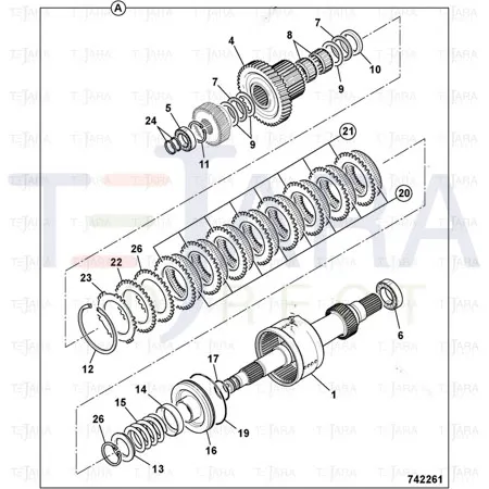 JCB Part No.# 821/00296, CIRCLIP EXTERNAL - JCB Spare Parts