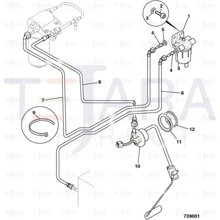 JCB Part No.# 704/50131, FUEL SENDER - JCB Spare Parts