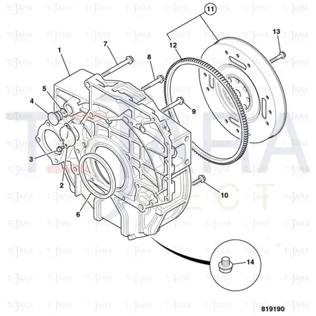 JCB Part No.# 02/912635, Kit seal - JCB Spare Parts