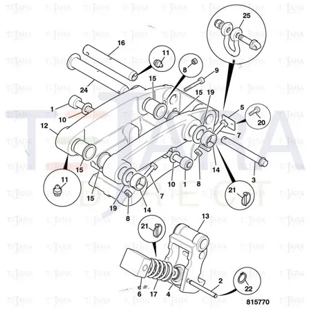 JCB Part No.# 1370/0303Z, SS.P.N1370/0303D Nut Lock M10 - JCB Spare Parts