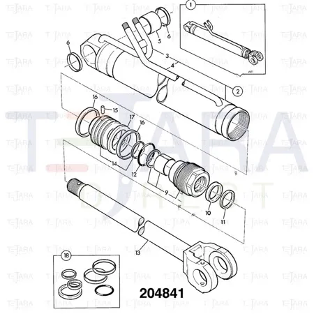 JCB Part No.# 809/00140, LINER BRG 426Z/436 446Z - JCB Spare Parts