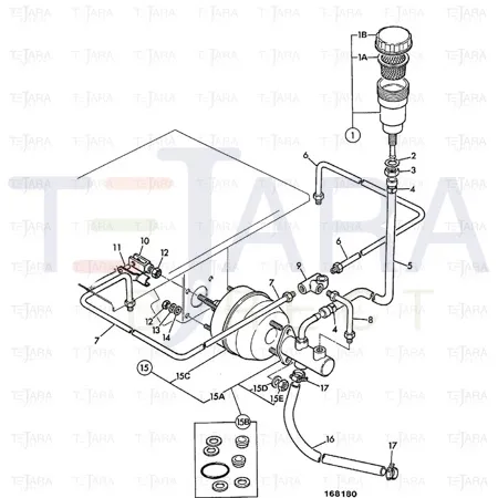 JCB Part No.# 821/00402, CLAMP - JCB Spare Parts