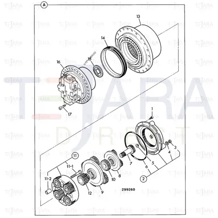 JCB Part No.# 05/903811, SEAL ASSEMBLY - JCB Spare Parts