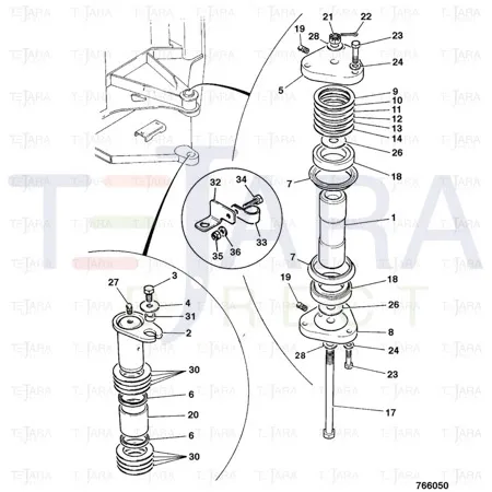 JCB Part No.# 259/01306, WASHER - JCB Spare Parts