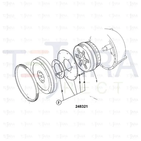 JCB Part No.# 04/501702, Bolt - JCB Spare Parts