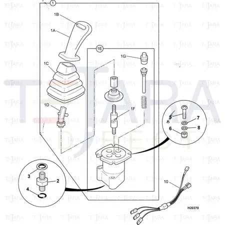 JCB Part No.# 25/207016, PLUNGER - JCB Spare Parts