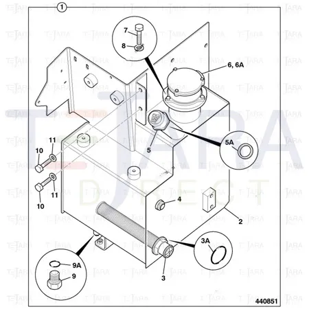 JCB Part No.# 123/04056, SEAL - JCB Spare Parts