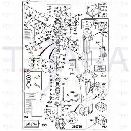 JCB Part No.# 1316/3816Z, BOLT - JCB Spare Parts