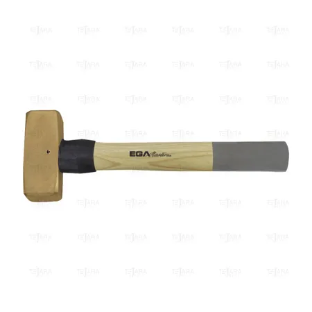 SLEDGE HAMMER GERMAN TYPE 2000 GR HICKORY HANDLE NON SPARKING Al-Bron - EGA Master