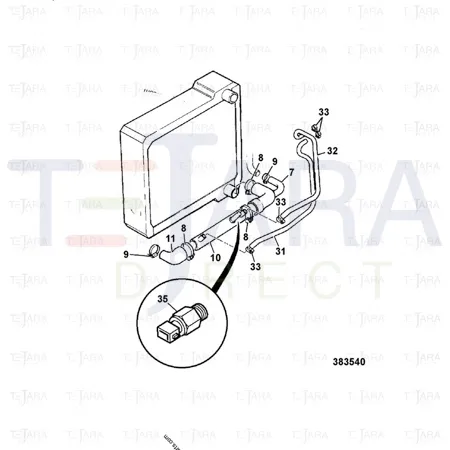 JCB Part No.# 2201/0006, CLIP - WORMDRIVE 20/32mm - JCB Spare Parts