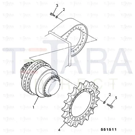 JCB Part No.# 1316/3815Z, BOLT M20 X 65 - JCB Spare Parts