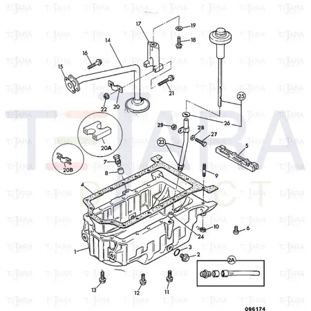 JCB Part No.# 02/201257, DIPSTICK - JCB Spare Parts