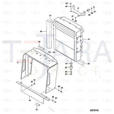 JCB Part No.# 2622/21050, PUFFER D50X30 50SH - JCB Spare Parts