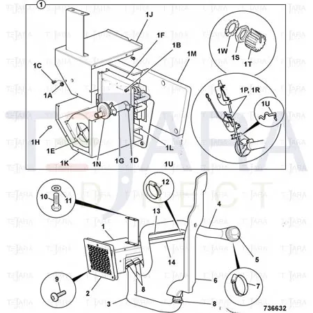 JCB Part No.# 30/925958, Cap - JCB Spare Parts