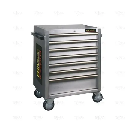 ROLLER CABINET 7 DRAWERS ENTIRELY INOX - EGA Master