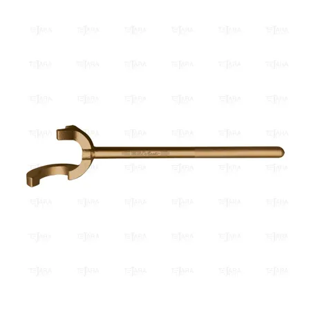 Q VALVE SPANNER 1.3/8" L:370 MM WITH KNURLED HANDLE NON SPARKING Cu-Be - EGA Master