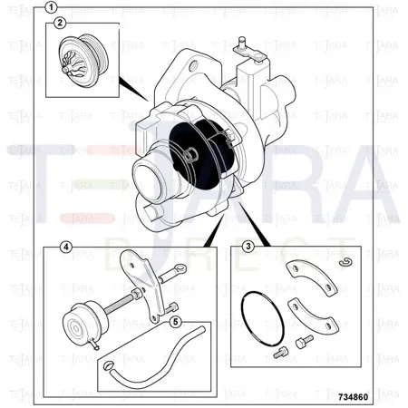 JCB Part No.# 02/203169, Kit-hose - JCB Spare Parts