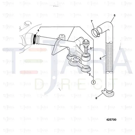 JCB Part No.# 02/203220, BREATHER - JCB Spare Parts