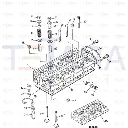 JCB Part No.# 02/200052, SPRING-VALVE - JCB Spare Parts