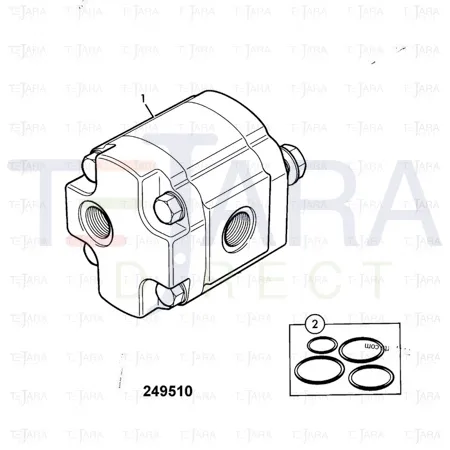 JCB Part No.# 20/915500, FAN MOTOR - JCB Spare Parts
