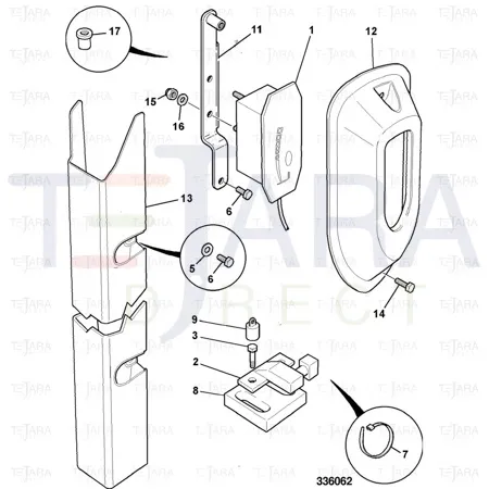 JCB Part No.# 331/13313, MOULDING LMI - UPP - JCB Spare Parts